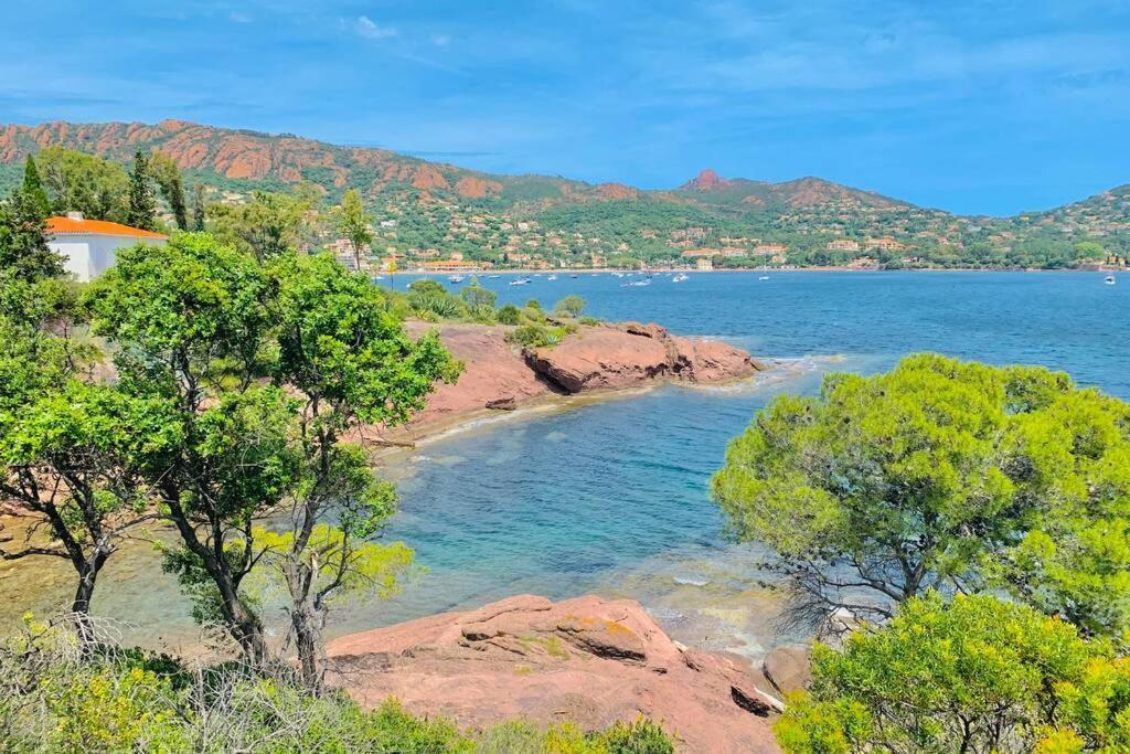 Superbe 4 Couchages Avec Terrasse - Clim - 50M De La Mer Saint-Raphaël المظهر الخارجي الصورة